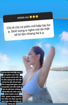 Chị dâu Bảo Thy bị hỏi hút mỡ cánh tay, trả lời khéo léo khẳng định đẹp tự nhiên