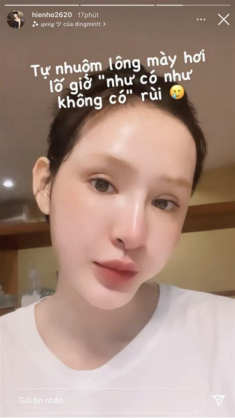 Chị em bao phen lệ đổ vì nhuộm lông mày mà Hiền Hồ vẫn chưa “sáng mắt ra”