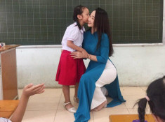 Cô giáo hotgirl đi tiêm vắc-xin COVID-19 suýt bị đuổi về vì giống học sinh, ngoài đời là single mom
