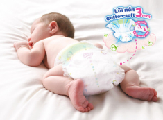 Cuộc cách mạng mềm mỏng đa chiều, thấm hút bất ngờ “gọi tên” tã dán Bobby Lõi nén Cotton-soft 3mm