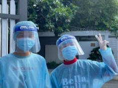 Danh tính cô bé Việt mặc đồ bảo hộ giúp bà con TP.HCM: Hoa hậu Hoàn vũ nhí thế giới