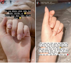 “Dở khóc dở cười” chuyện làm nails của sao Việt mùa dịch