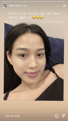 Đỗ Thị Hà hiếm hoi cho ảnh mặt mộc 100% “lên sóng”, nhan sắc không son phấn gây ngỡ ngàng
