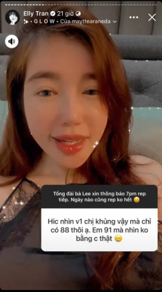 Elly Trần giải thích về vòng một: Lưng mình gầy lắm, tất cả số đo đều dồn lên phía trước