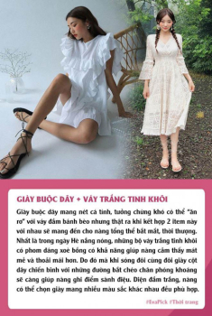 Eva Pick: Hè này giày buộc dây lên ngôi, nhưng diện sao cho đẹp không phải nàng nào cũng biết