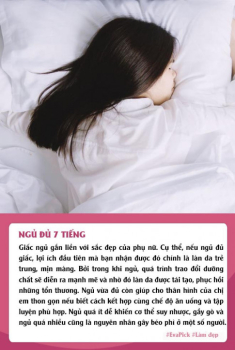 Eva Pick: Nguyên tắc trụ nhan của phụ nữ trẻ đẹp bạn nên biết: Đêm 7, ngày 3, 30 phút