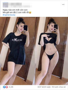 Gái 2 con “làm loạn” MXH với khoảnh khắc vén áo khoe body nóng bỏng