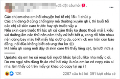 Góc thắc mắc của hội chị em: nên skincare trước hay sau khi làm “chuyện ấy”?
