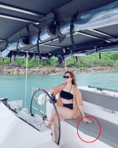 Hậu bị chê béo, Hoàng Thùy Linh diện đồ xuyên thấu khoe vòng 3 quyến rũ