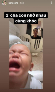 Hồ Ngọc Hà thấy thương khi Kim Lý khóc vì nhớ con, nhìn mặt Leon chỉ thấy hài