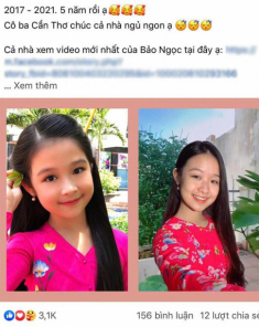 Hoa khôi nhí Cần Thơ khoe nhan sắc sau 5 năm: Thiếu nữ miền Tây khác hẳn thời bé