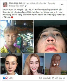 Ly kỳ quá trình chuyển giới từ 1 cậu bé sang mỹ nhân xinh đẹp như hoa hậu