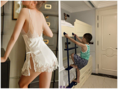 Mẹ mặc váy ngủ hở hang, con trai nói 1 câu khiến bà lập tức thay, thề không mặc lại