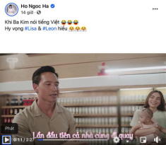 Nghe Kim Lý nói tiếng Việt hiểu vì sao con trai Leon 8 tháng tuổi đã nói giọng Quảng Bình