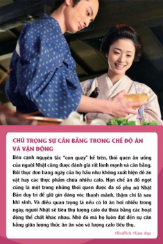 Người Nhật thuộc top gầy, trẻ lâu nhất thế giới nhờ 7 thói quen ăn uống, vận động đơn giản