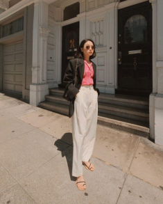 Những kiểu quần cứ phối với áo blazer là siêu sang chảnh, nàng nhất định không thể bỏ qua