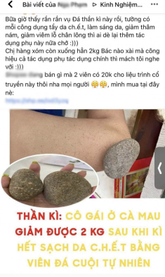 Rẻ-Đẹp-Dễ: Chị em mách nhau mua hòn đá tẩy da chết, giá 10k tắm xong giảm 2kg