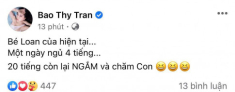 Sinh con với đại gia lớn tuổi, Bảo Thy được chồng chăm tận răng nhưng cảnh làm mẹ không sướng