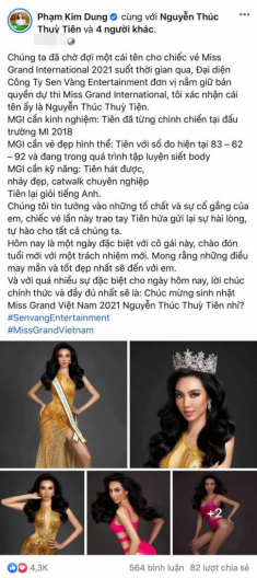 Thuỳ Tiên thi Miss Grand 2021, body hừng hực nhưng vướng phốt, CĐM phản ứng dữ dội