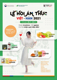 Trải nghiệm các sản phẩm nông nghiệp khác nhau của Hàn Quốc tại Hội chợ K-food