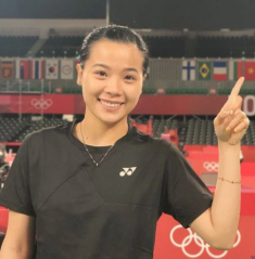 Vẻ đẹp của Hoa khôi cầu lông Việt đánh bại Trung Quốc tại Olympic Tokyo