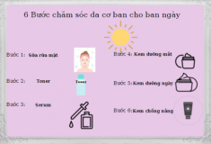 Các bước chăm sóc da mặt dành cho mọi loại da giúp da sạch khỏe