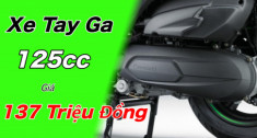 Kawasaki J125 xe tay ga 125cc có giá bán khoảng 137 triệu Đồng