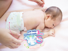 Những cải tiến làm nên cuộc cách mạng mỏng mềm cho tã dán sơ sinh Bobby Lõi nén Cotton-soft 3mm