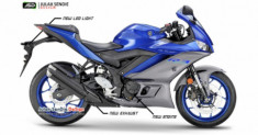 Yamaha R3 lộ diện hình ảnh thiết kế mới, dự kiến nâng cấp động cơ mới