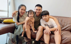 Con trai riêng Lê Phương ra dáng thanh niên tuổi lên 10, càng lớn càng giống bố dượng