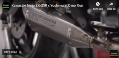 Kawasaki Ninja ZX-25R chạy Dyno thét ra lửa