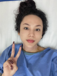 Một người đẹp Vbiz bất ngờ cắt trái cổ, hoàn thiện vẻ đẹp thục nữ hiếm có