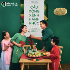 Những câu chúc hay, lạ, ý nghĩa qua mâm ngũ quả sáng tạo