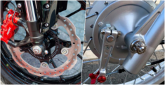 Sự khác biệt cơ bản giữa phanh tang trống và phanh đĩa trên xe máy?