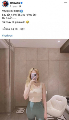 Ăn đêm toàn món ngọt, Hari Won “lên đồ” xuống phố khoe dáng thon khó tin