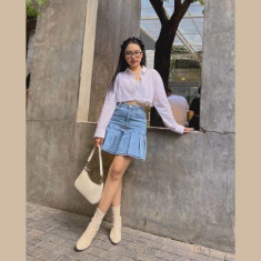 Giảm cân mi nhon, Phương Mỹ Chi tự tin diện đồ ngắn nhưng than vì làm đẹp quá cực