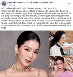 HOT: Lệ Quyên ngồi ghế chấm thi Miss World Vietnam 2022, dự là “chặt chém” cả dàn Hoa hậu