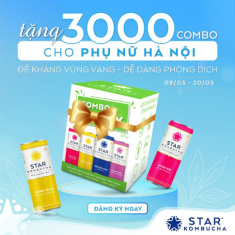 Star Kombucha tặng 3000 phần quà cho phụ nữ Hà Nội