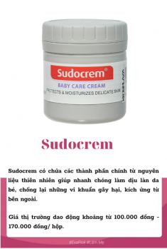 6 loại kem trị hăm tốt cho bé giúp dưỡng da, trị chàm được mẹ Việt tin dùng