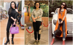 BTV Hoài Anh đi siêu thị diện quá “cháy”: Mặc giấu quần, mang dép lê, xách túi tí hon siêu đắt