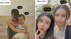 Cặp mẹ U44, con 23 tuổi gây bối rối vì không phân biệt được ai là mẹ, ai là con