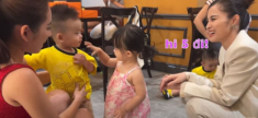 Hai gia đình VIP nhất Vbiz hội tụ: Con gái Đông Nhi bày tỏ tình cảm với con trai Dương Khắc Linh