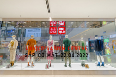 Ít ngày trước khai trương 22/4, cửa hàng UNIQLO Saigon Centre “chiếm sóng” với loạt visual “sang xịn mịn”