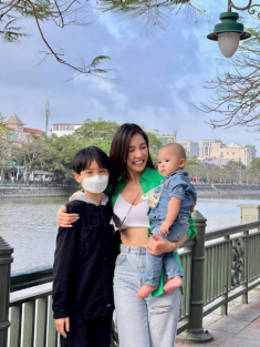 Quế Vân trải lòng cảnh đơn thân nuôi 2 con của 2 người đàn ông, chăm con cực khéo
