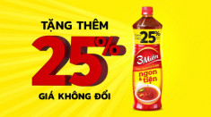 Tặng thêm 25% dung tích, nước chấm cá cơm 3 Miền ngon và tiện giúp chị em thỏa sức nấu nhiều món ăn