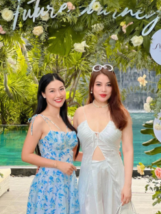 Hoàng Oanh đắt show hậu ly hôn, mặc chiếc đầm mua đâu cũng có đọ sắc cùng Trương Ngọc Ánh