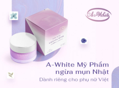 A-White, mỹ phẩm ngừa mụn dưỡng da chuẩn Nhật mang thương hiệu Việt