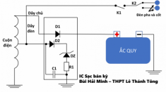 Bản vẽ IC sạc dành cho xe máy