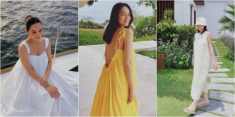 Mang bầu, Phạm Quỳnh Anh vẫn đi cao gót sang chảnh, đụng hàng Phượng Chanel - Hồ Hà