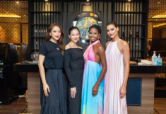 Đón tiếp 2 Miss Earth quốc tế, Trương Ngọc Ánh lẫn Phương Khánh khiêm tốn chọn tông đen